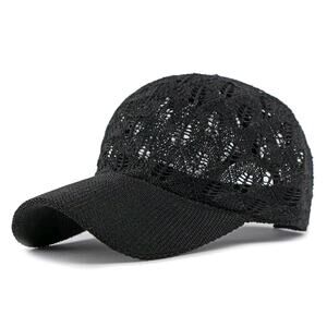Knit Mesh Baseball Cap breathable sun protection hat designed for summer wear